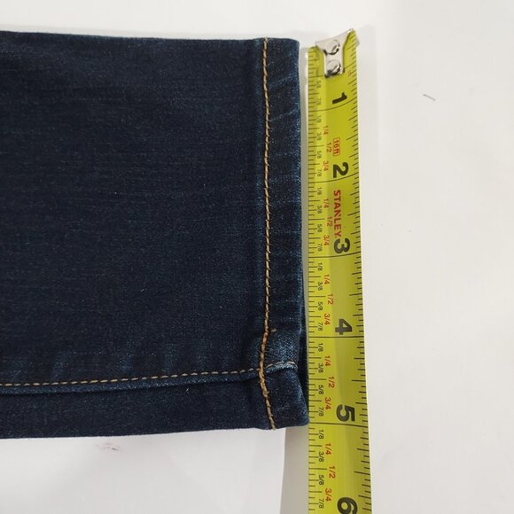 American Eagle Super Stretch Skinny Women Dark Blue Jeans Size 2Long 28x30.5 - Picture 12 of 12